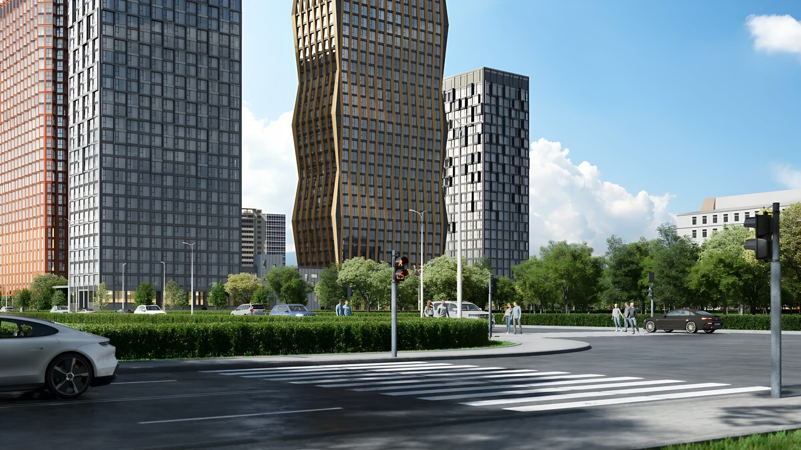 Indy Towers в Москве, общий вид башен