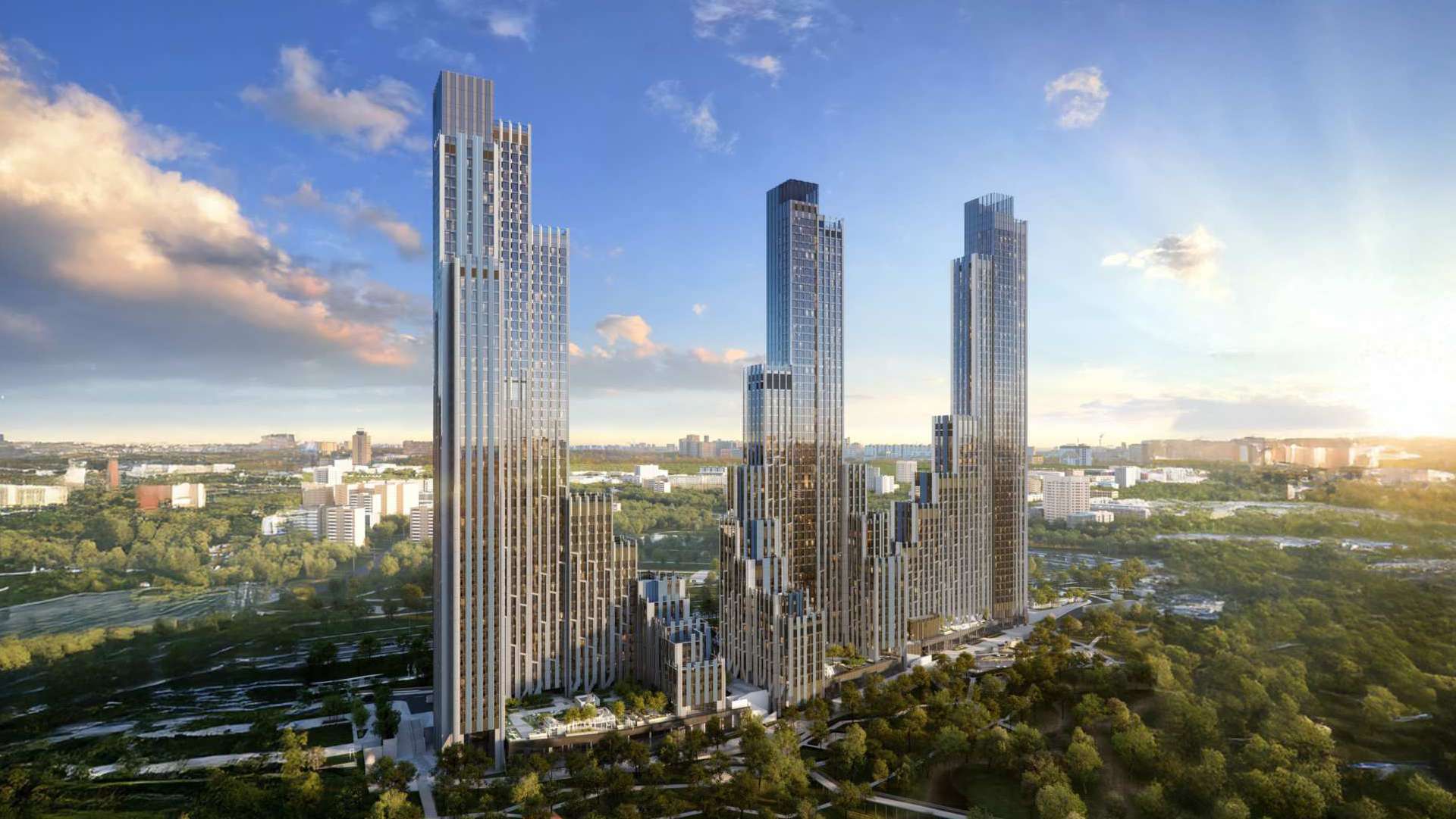 ЖК Айс Тауэрс Москва фасады