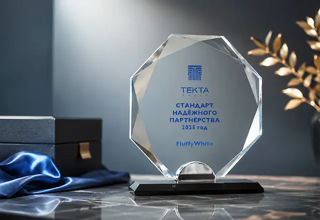 Награда за сотрудничество от застройщика Tekta Group