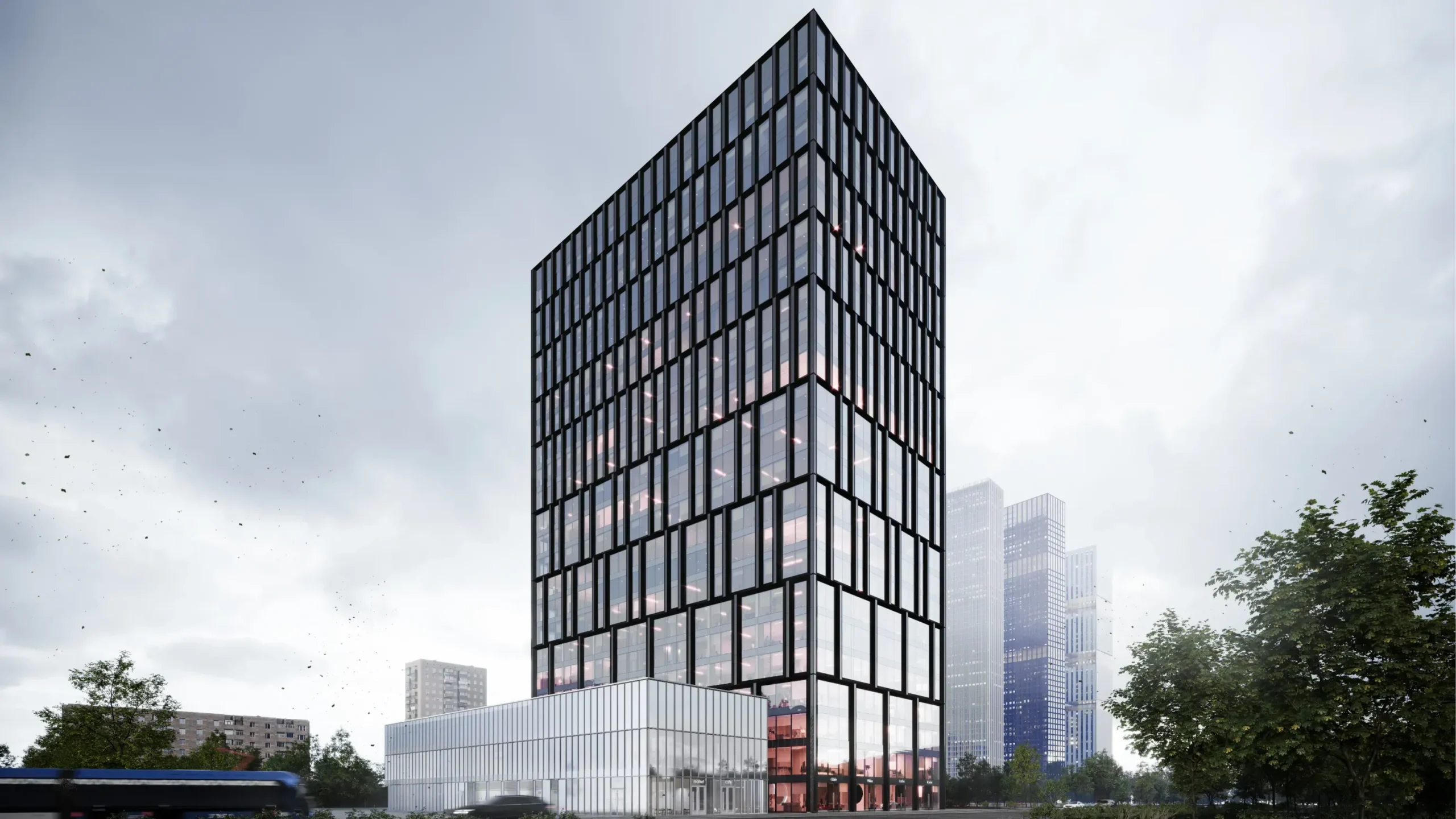 фасады STONE Ходынка 2 от Kleinewelt Architekten