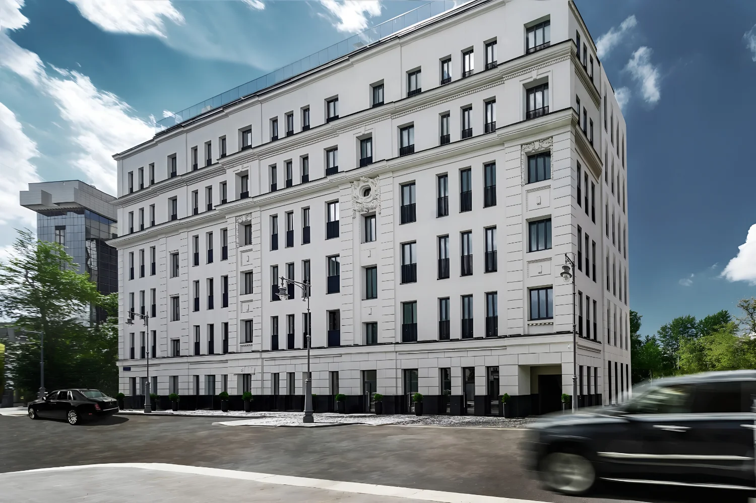 Клубный особняк High Garden в Хамовниках — фасад