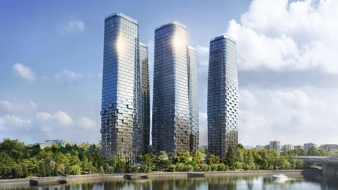 Башни ЖК Ривер Парк Кутузовский (River Park Кутузовский) — визуализация