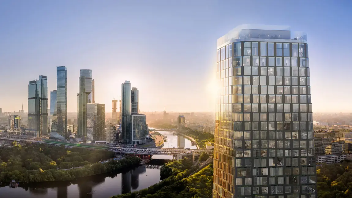Вид на Москва-Сити из ЖК Ривер Парк Кутузовский